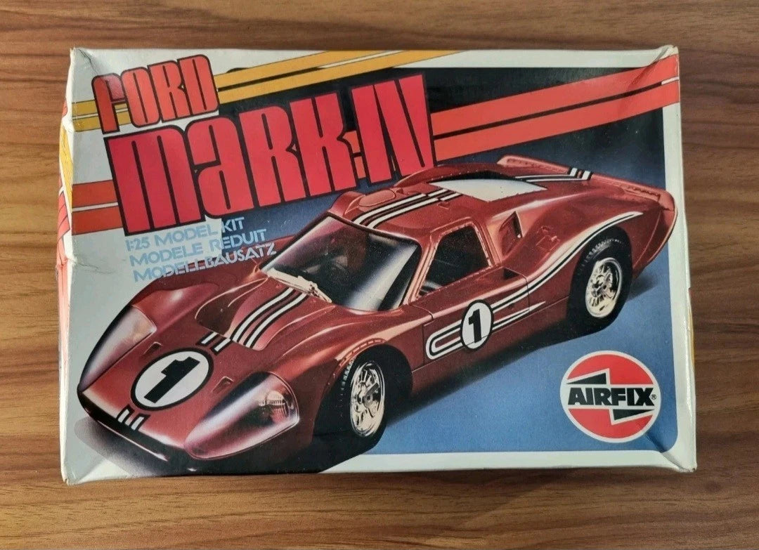 Vintage Airfix 1:25 Ford Mark IV Model Kit Series 6 982 Complete Unassembled