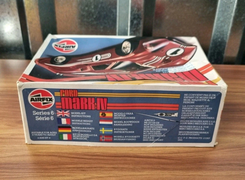 Vintage Airfix 1:25 Ford Mark IV Model Kit Series 6 982 Complete Unassembled